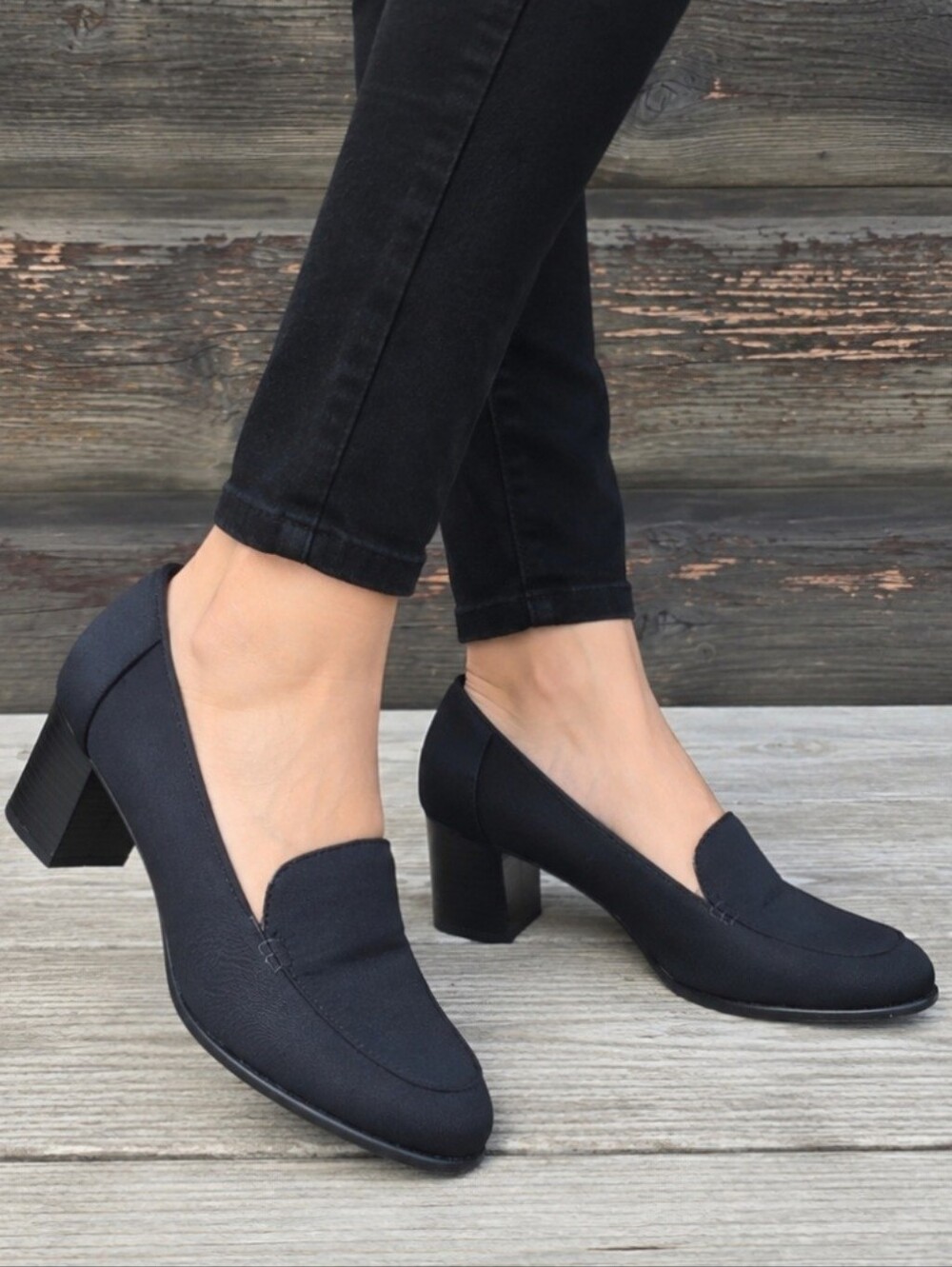 Trotters NEW Quincy 90s Office Siren Block Heel Comfort Heeled Loafer Pumps 9.5N